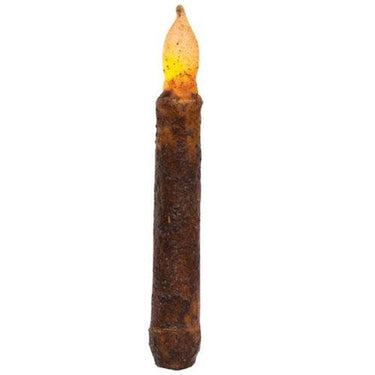 4/Pkg, Burnt Mustard Timer Tapers - The Fox Decor